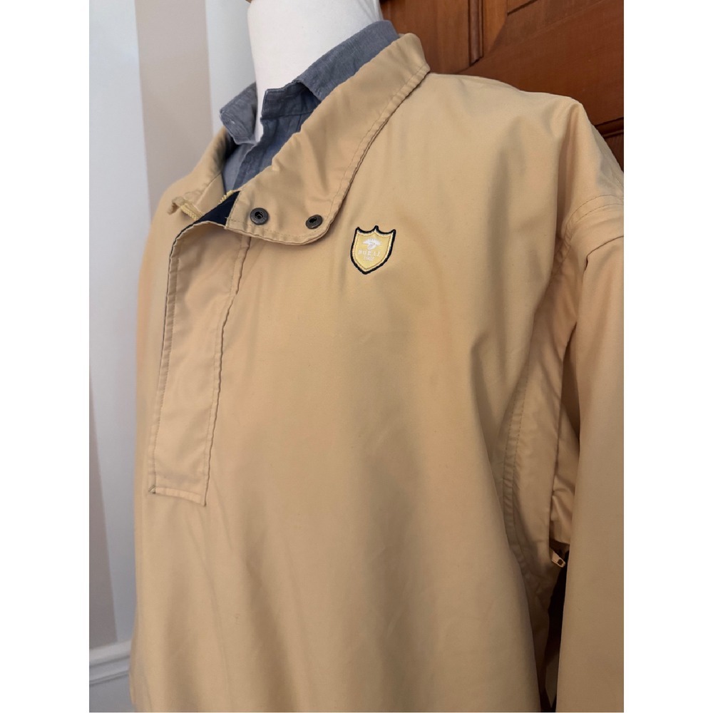 Ahead Trump National Doral Golf Windbreaker Jacket Men XXL Yellow Vents Half Zip